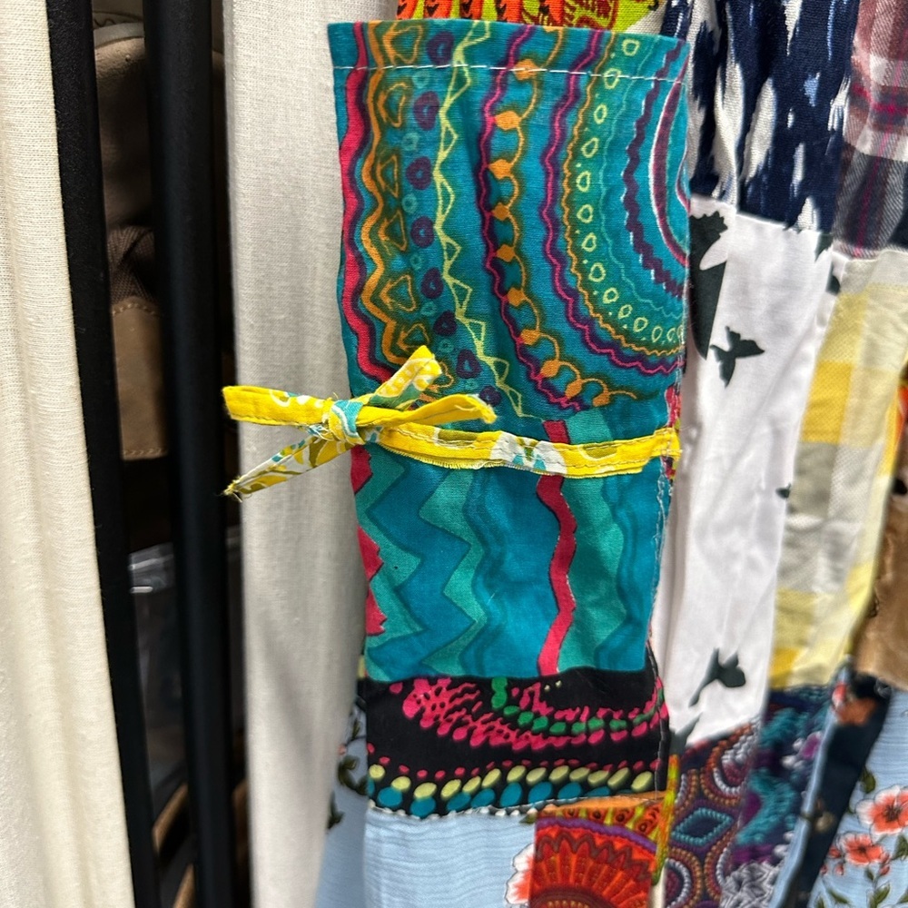 Colorful Patchwork Pants - Picture 2 of 4